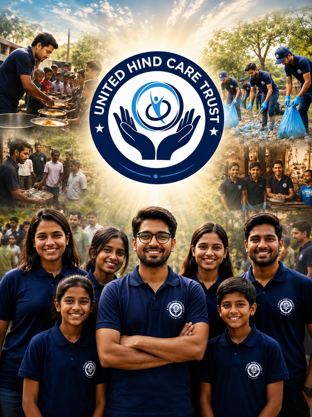 United Hind Care Trust volunteers serving communities